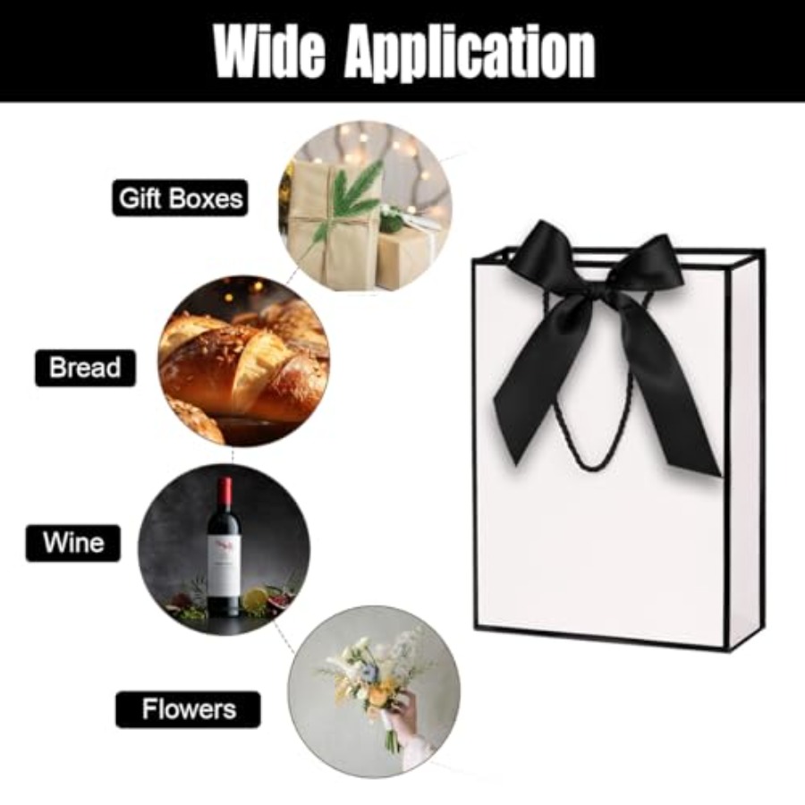Gift Bags for Presents, 2 Pack - مراجعة Ribbon Bow Gift وسعره