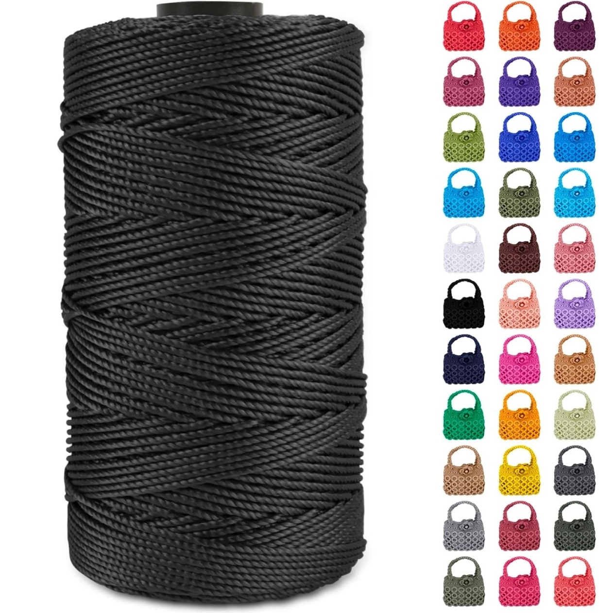 1Pcs 200m Crochet Yarn DIY Cra - مراجعة Santa Hat Plush وسعره