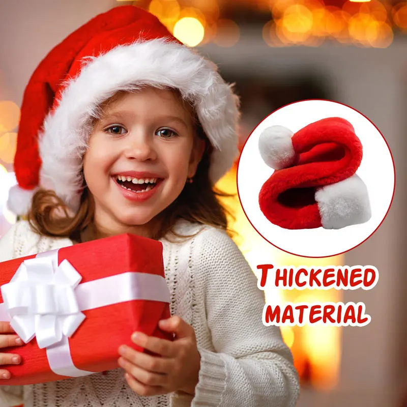 kkjoy Long Plush Red Santa Hat - مراجعة Santa Hat Plush وسعره
