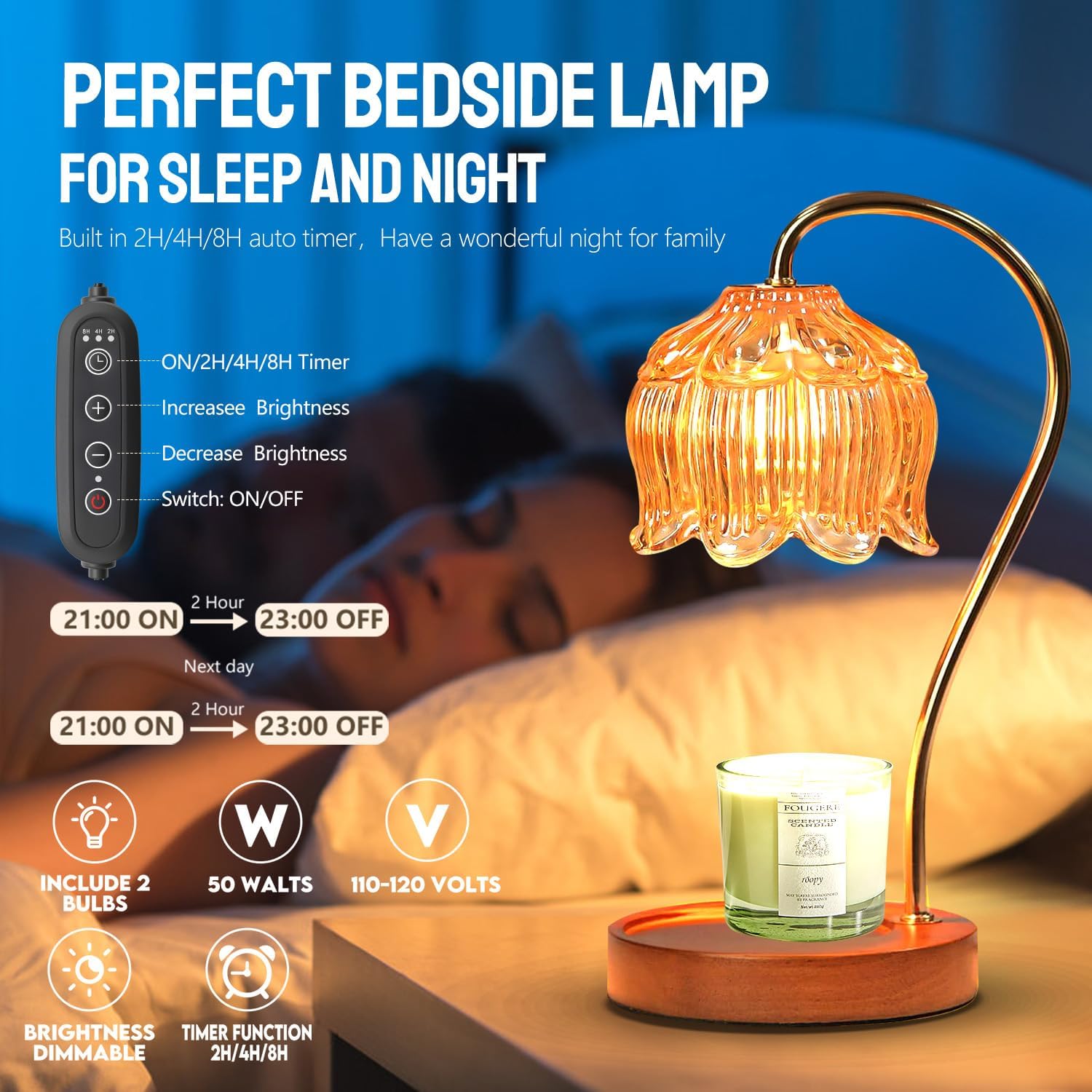 Candle Warmer Lamp with Timer  - مراجعة Holiday Candle Set وسعره