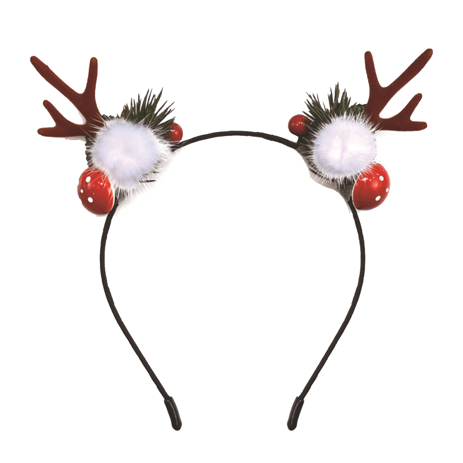 Reindeer Antlers Deer Ears Hea - مراجعة Reindeer Antlers Headband وسعره