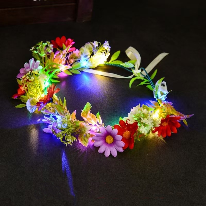 Luminous Floral Wreath LED Flo - مراجعة Led Fairy String Lights وسعره