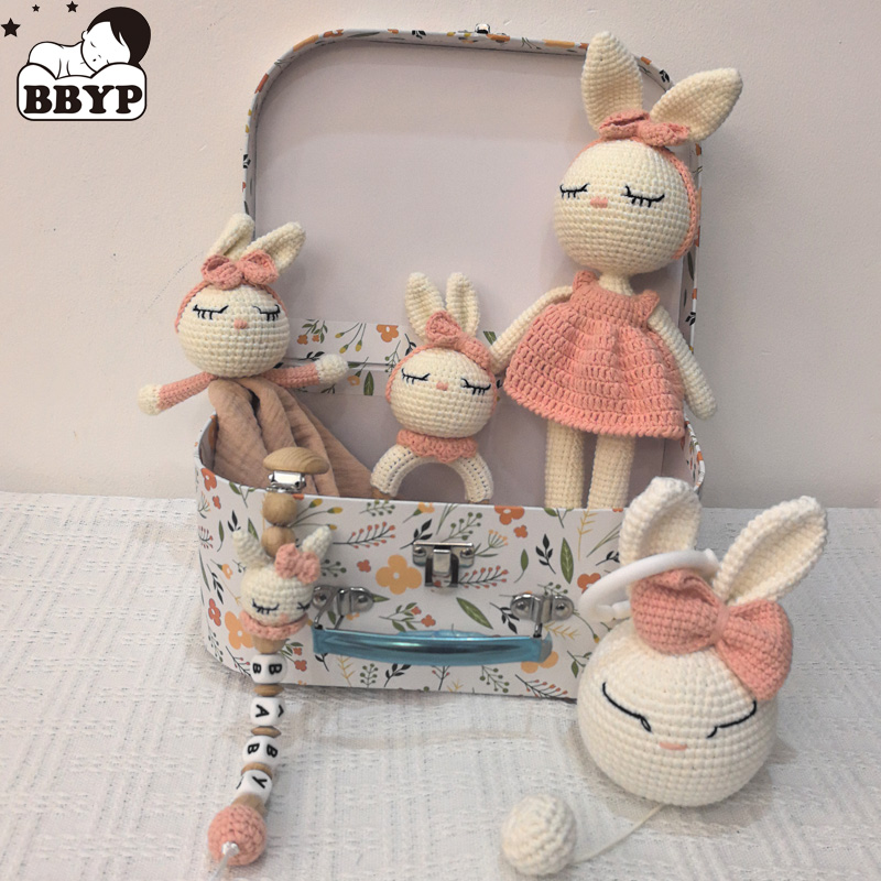 1 Set Baby Stuffed Animal Doll - مراجعة Gift Box Wrap Set وسعره