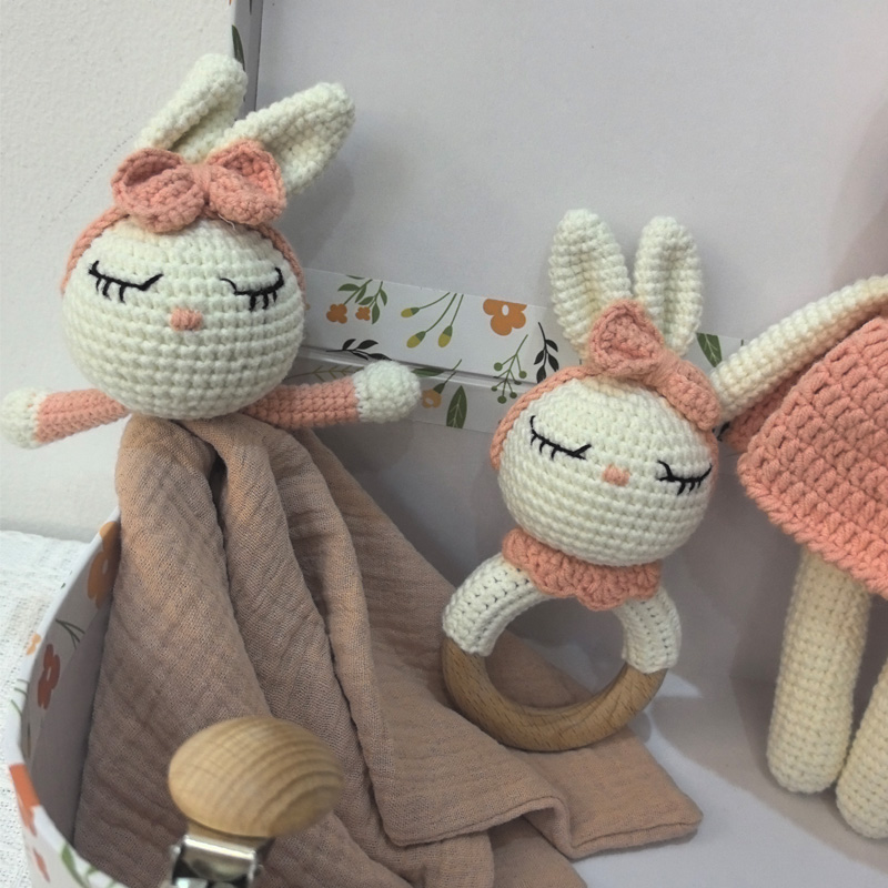 1 Set Baby Stuffed Animal Doll - مراجعة Gift Box Wrap Set وسعره