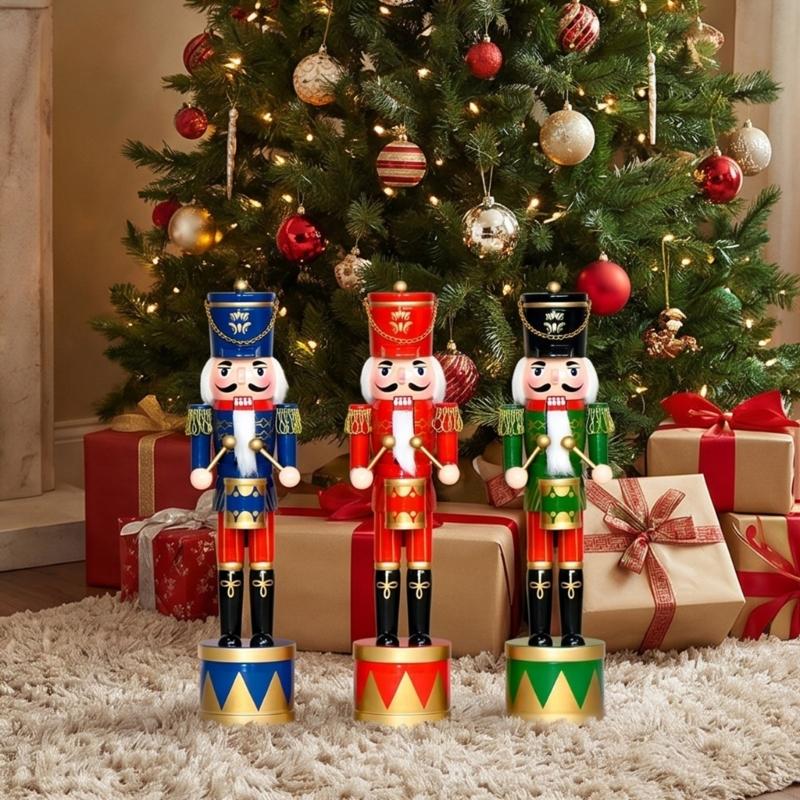 36Cm Wooden Nutcrackers Drum S - مراجعة Nutcracker Figurine وسعره
