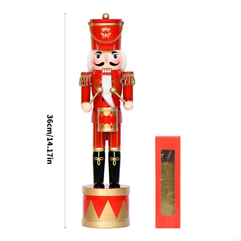 36Cm Wooden Nutcrackers Drum S - مراجعة Nutcracker Figurine وسعره
