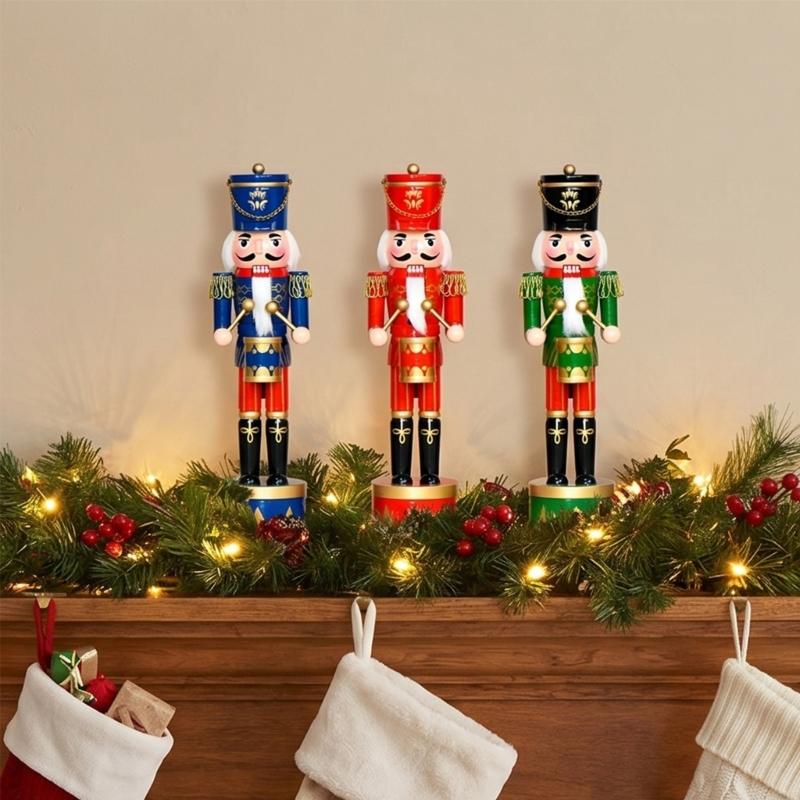 36Cm Wooden Nutcrackers Drum S - مراجعة Nutcracker Figurine وسعره