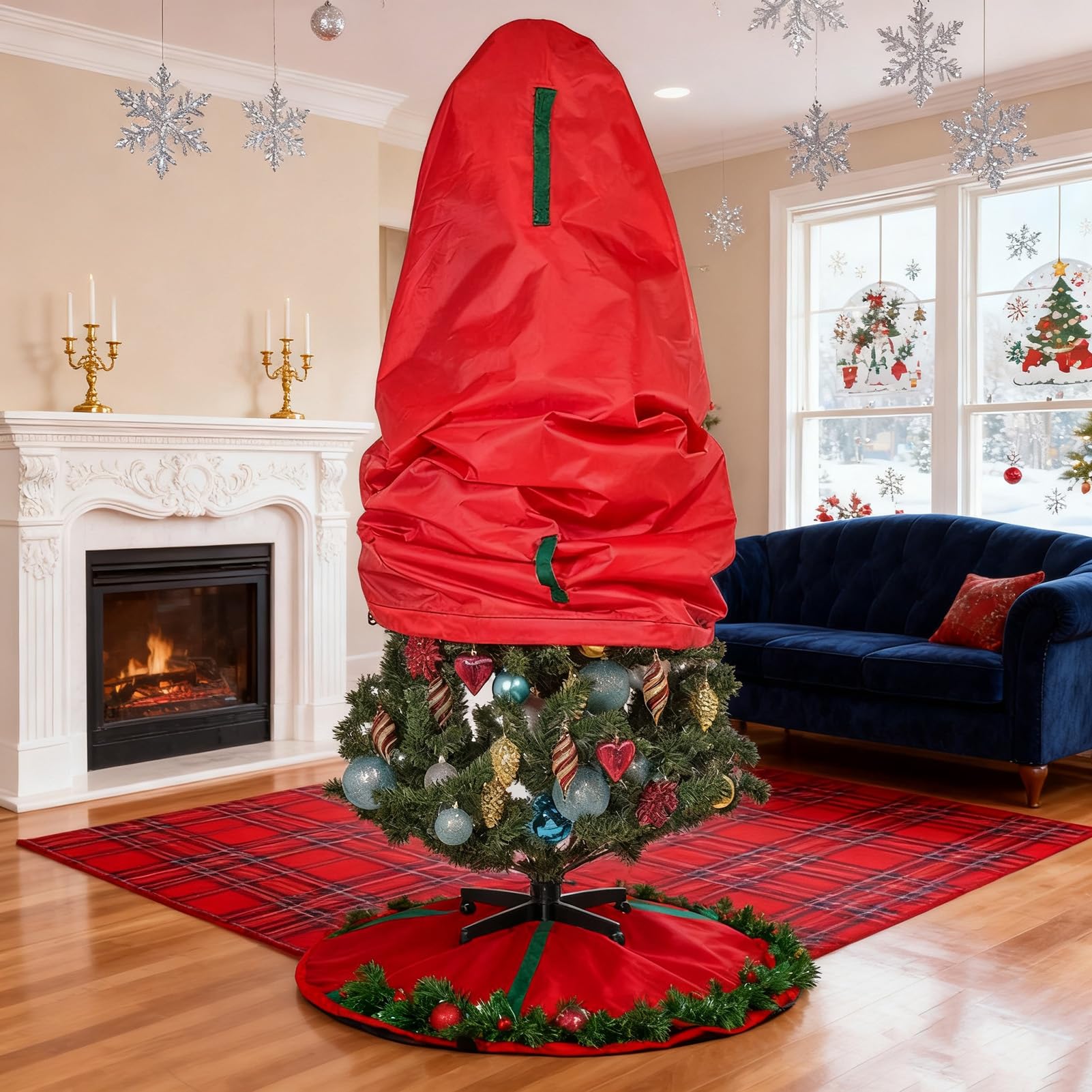 Upright Christmas Tree Storage - مراجعة Christmas Tree Artificial وسعره
