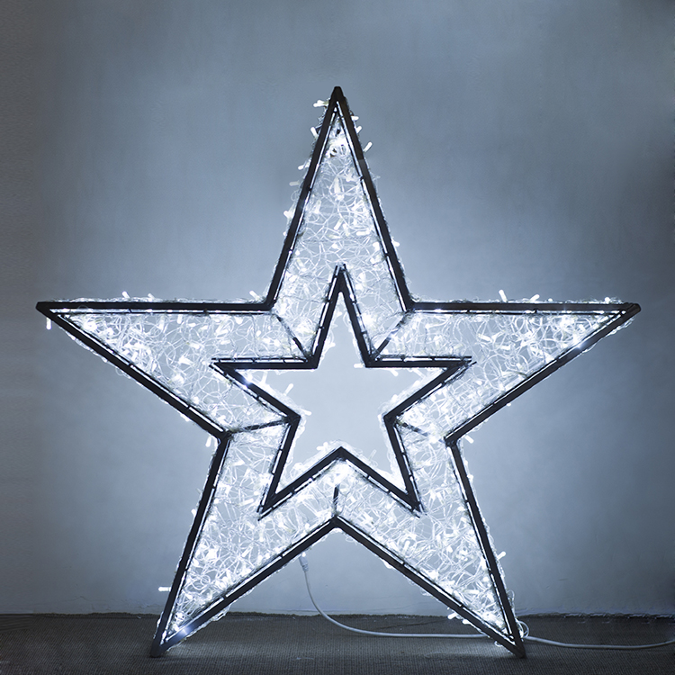 LED Five-Pointed Star Outdoor  - مراجعة Christmas Lights Outdoor وسعره