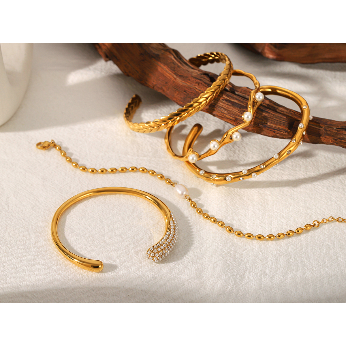 18K Gold Plated Stainless Stee - مراجعة Gift Box Wrap Set وسعره