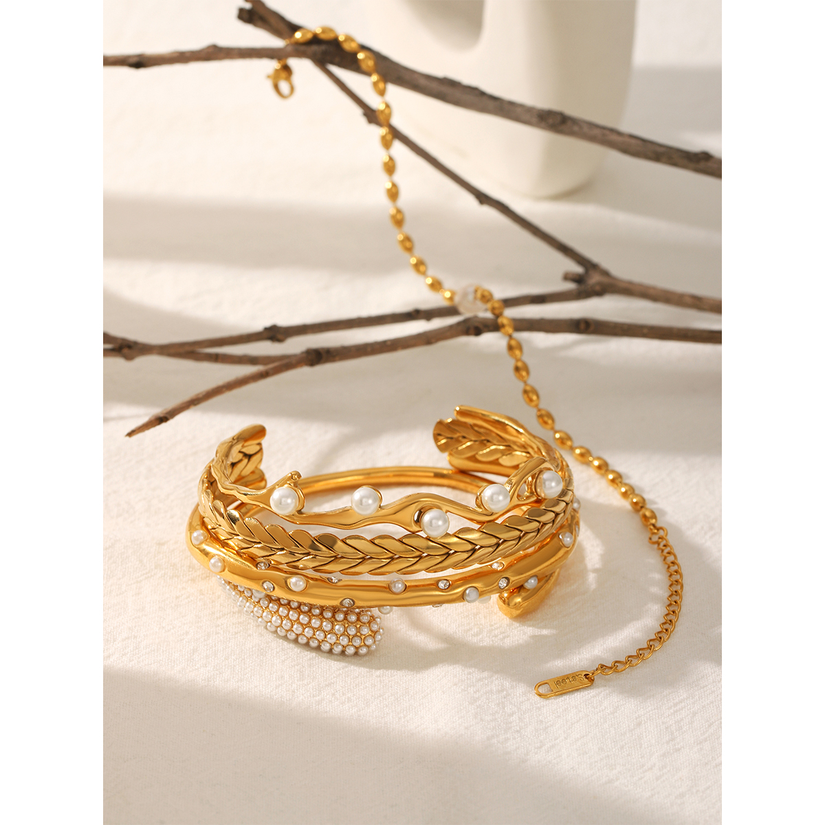 18K Gold Plated Stainless Stee - مراجعة Gift Box Wrap Set وسعره