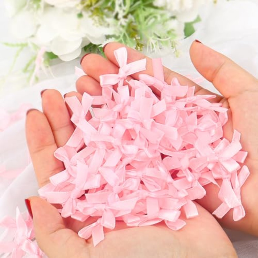 Mini Bows for Crafts Easter Gi - مراجعة Ribbon Bow Gift وسعره