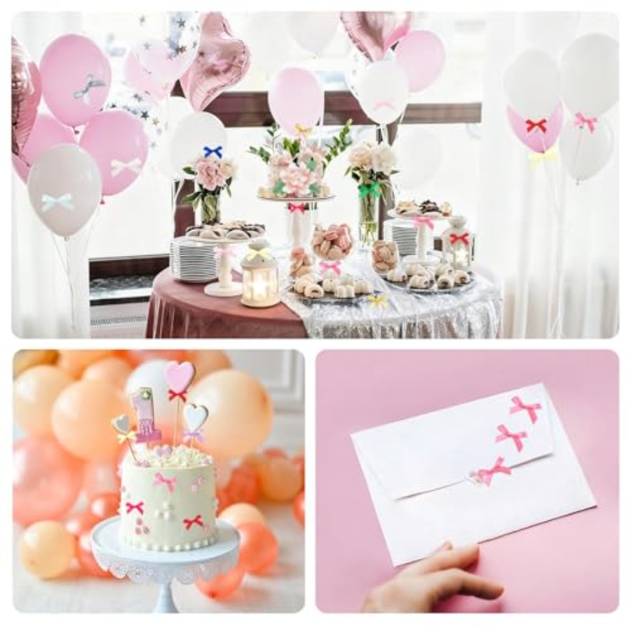 Mini Bows for Crafts Easter Gi - مراجعة Ribbon Bow Gift وسعره
