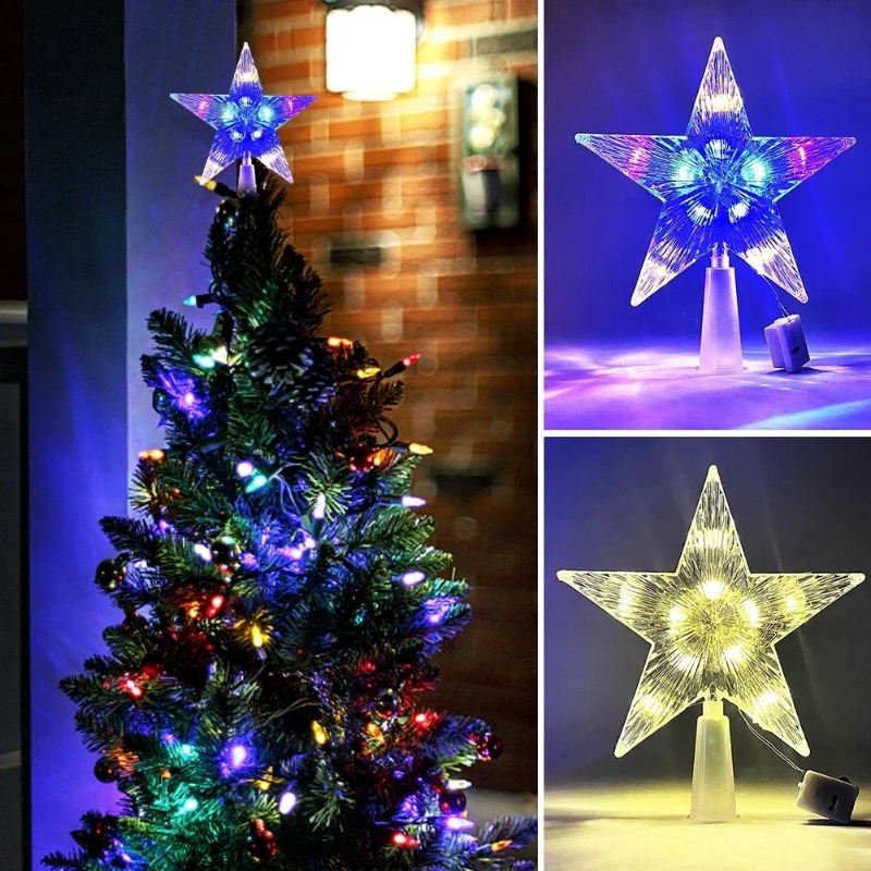 Glowing Christmas 15cm Tree To - مراجعة Star Tree Topper وسعره