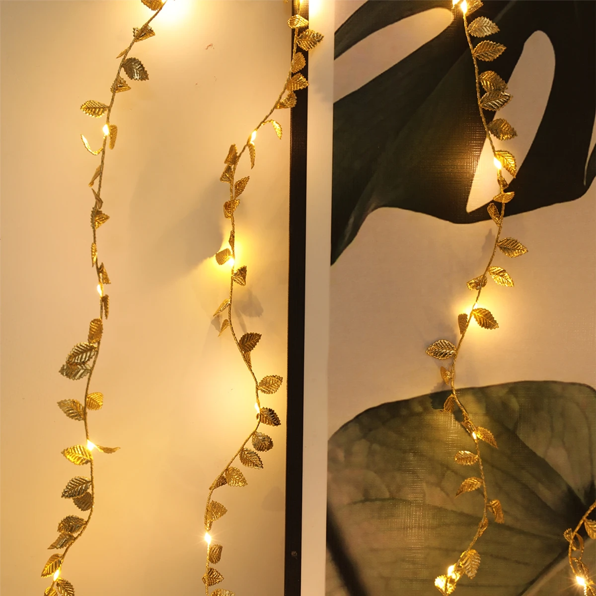 LED Golden Leaves String Light - مراجعة Led Fairy String Lights وسعره