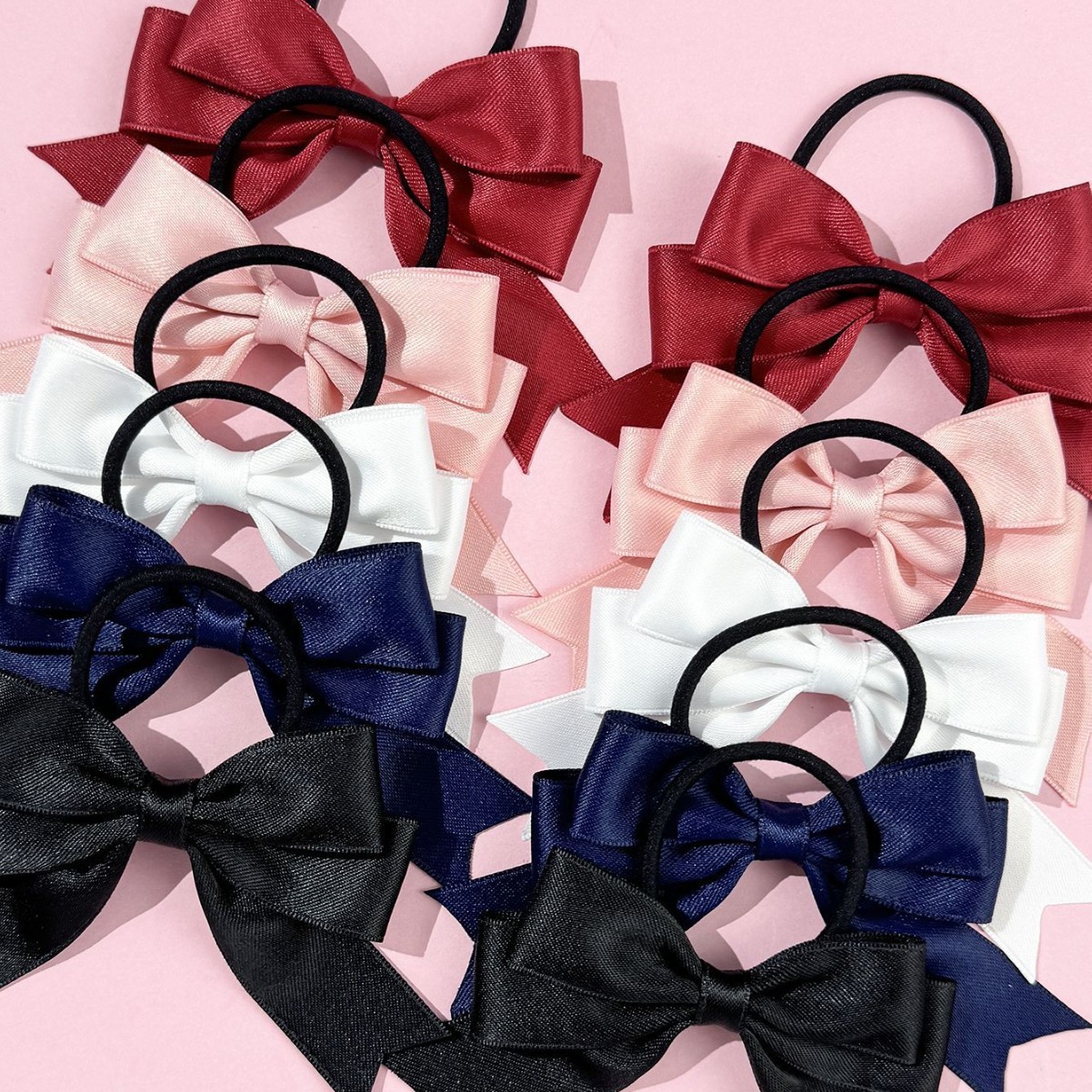2 Pieces of Bow Hair Ties, Swe - مراجعة Ribbon Bow Gift وسعره