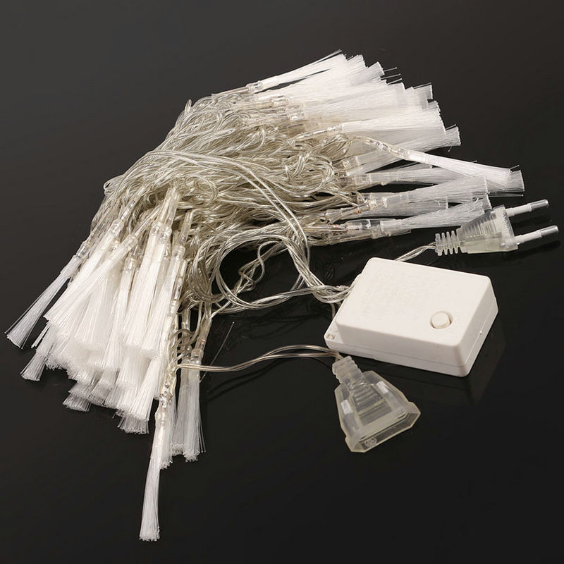 33FT 10M 80LEDs Fiber Optical  - مراجعة Led Fairy String Lights وسعره