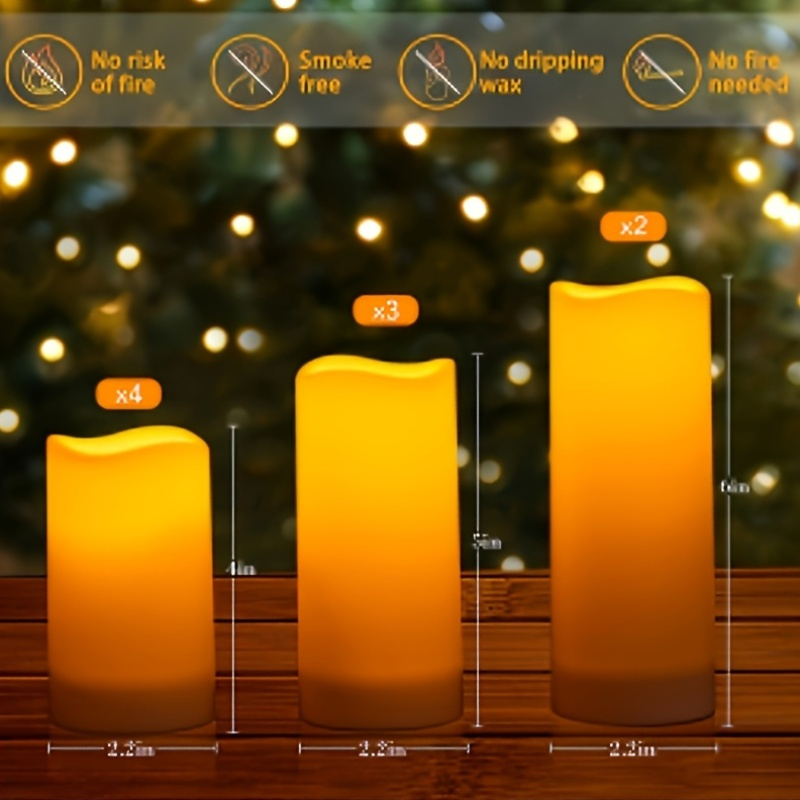 72-Piece Flameless Flickering  - مراجعة Holiday Candle Set وسعره
