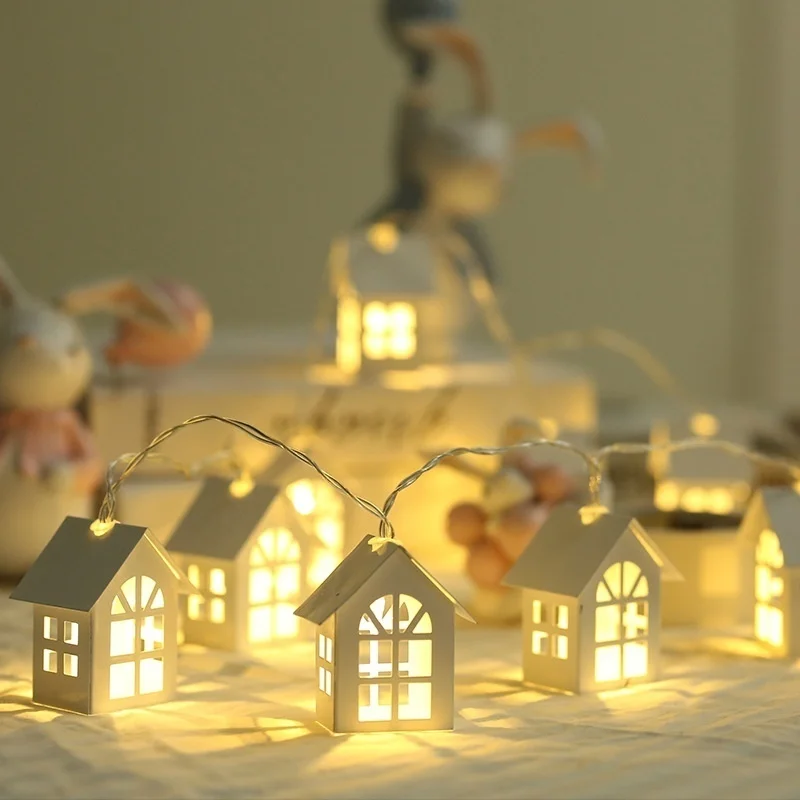 10 LED Christmas Tree House St - مراجعة Led Fairy String Lights وسعره