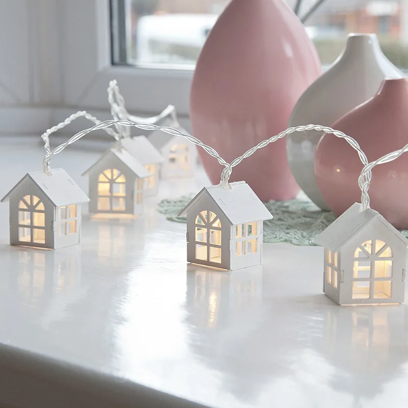 10 LED Christmas Tree House St - مراجعة Led Fairy String Lights وسعره