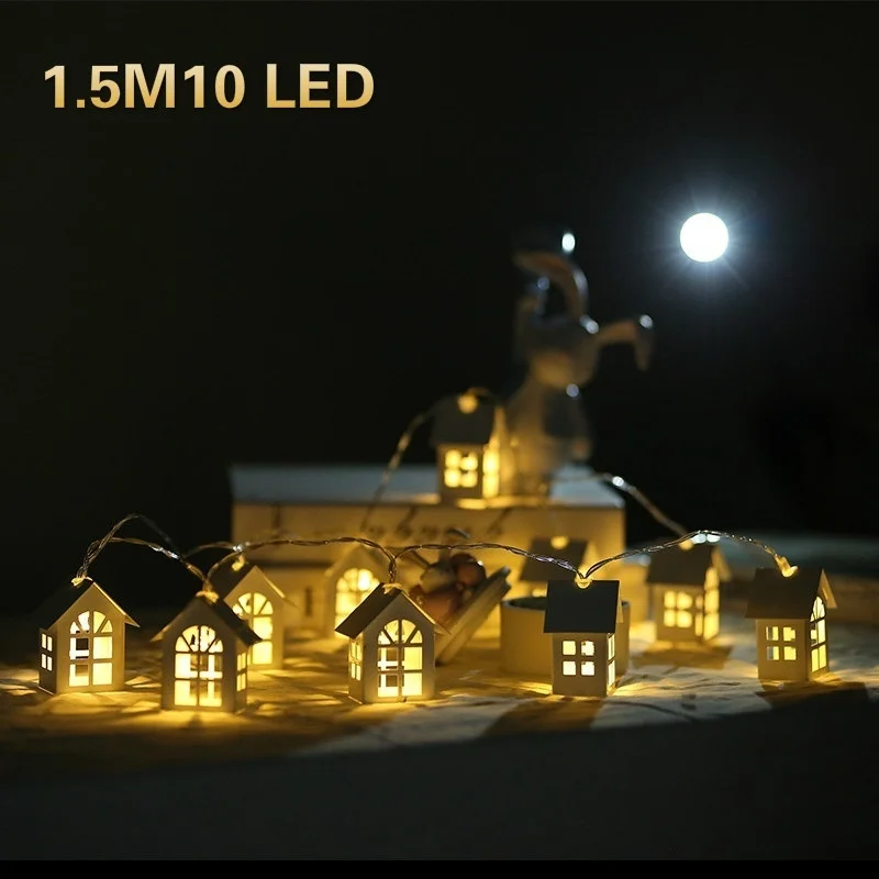 10 LED Christmas Tree House St - مراجعة Led Fairy String Lights وسعره
