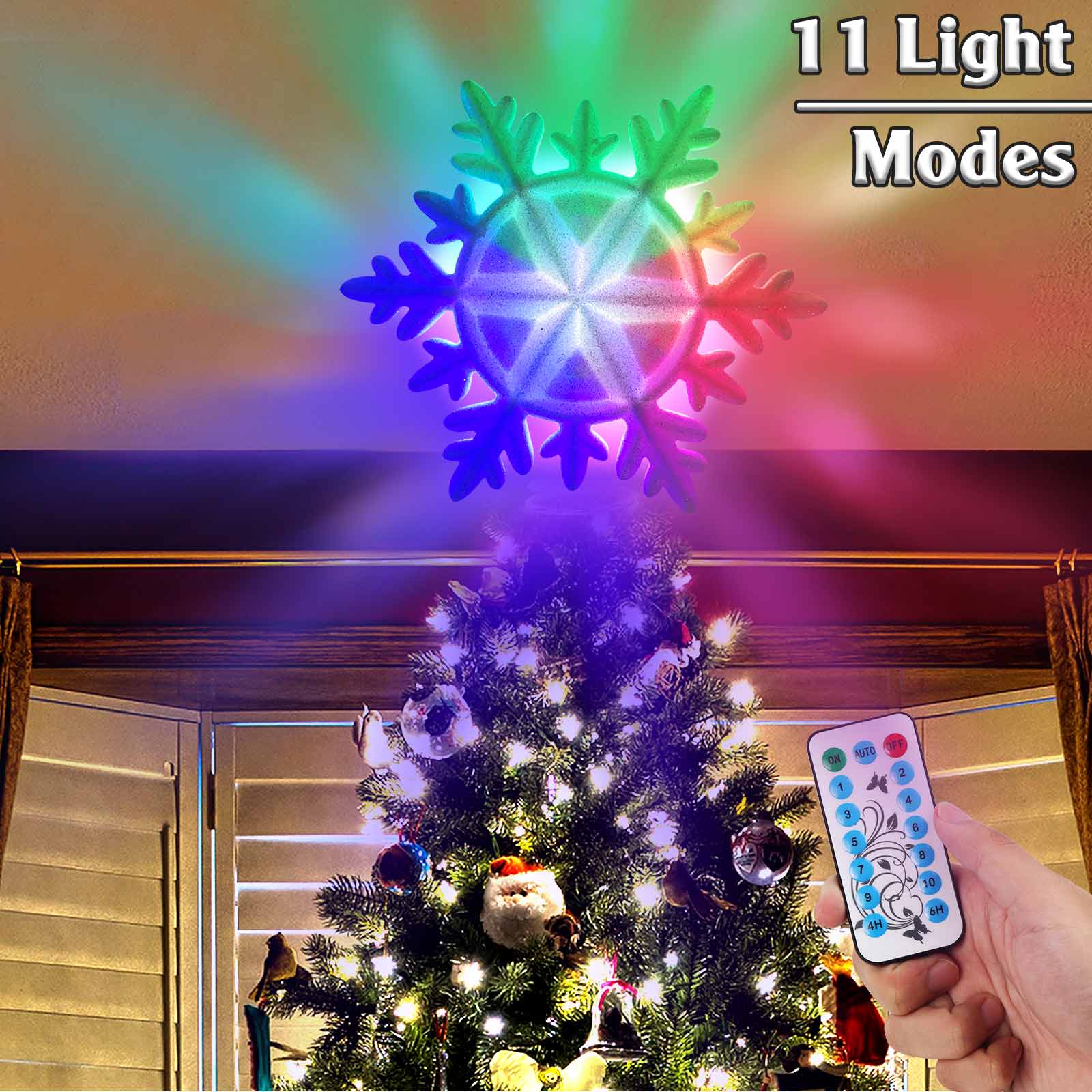 OurWarm Lighted Christmas Tree - مراجعة Star Tree Topper وسعره