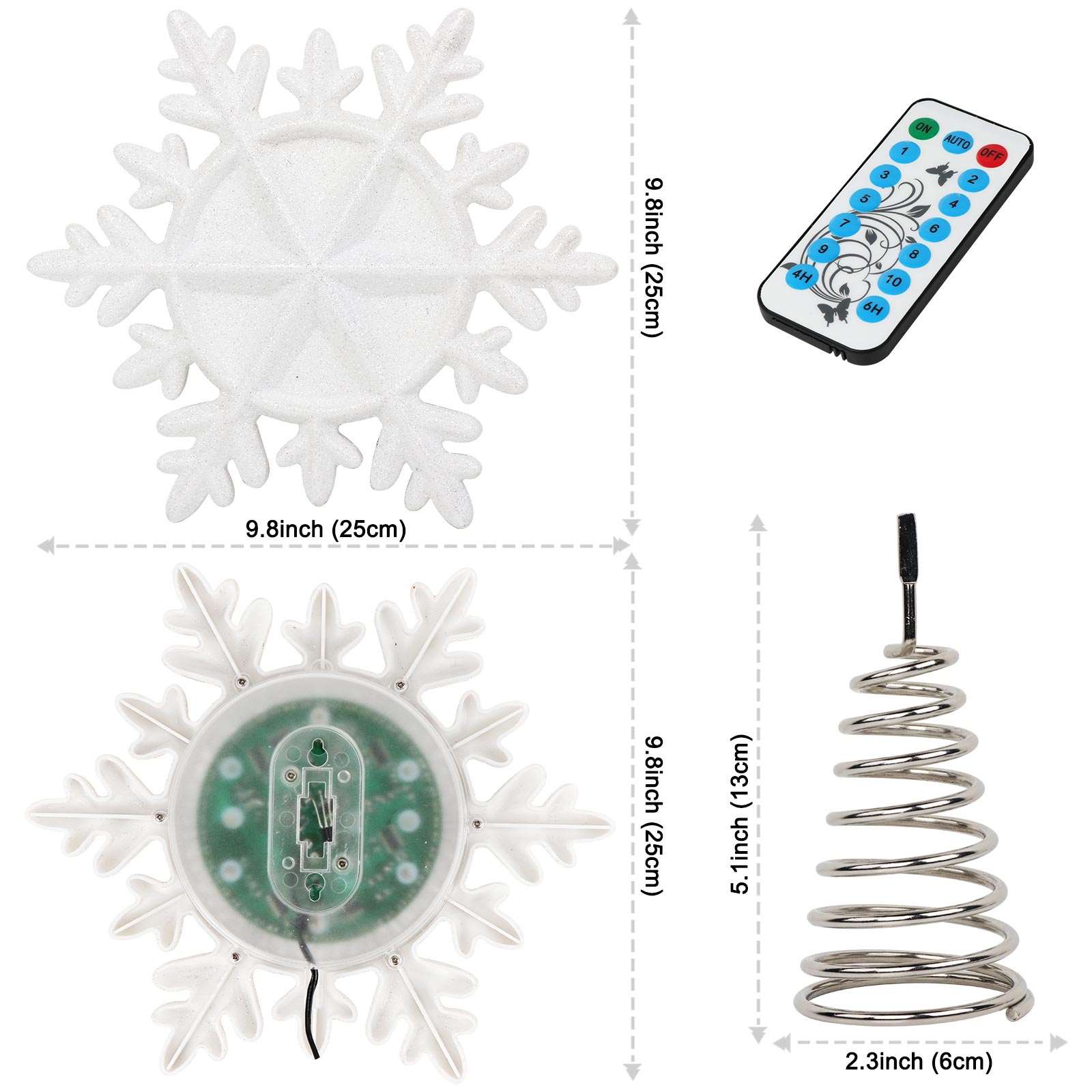 OurWarm Lighted Christmas Tree - مراجعة Star Tree Topper وسعره