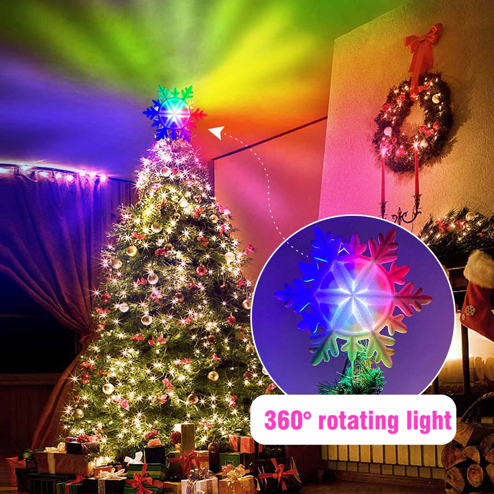 OurWarm Lighted Christmas Tree - مراجعة Star Tree Topper وسعره