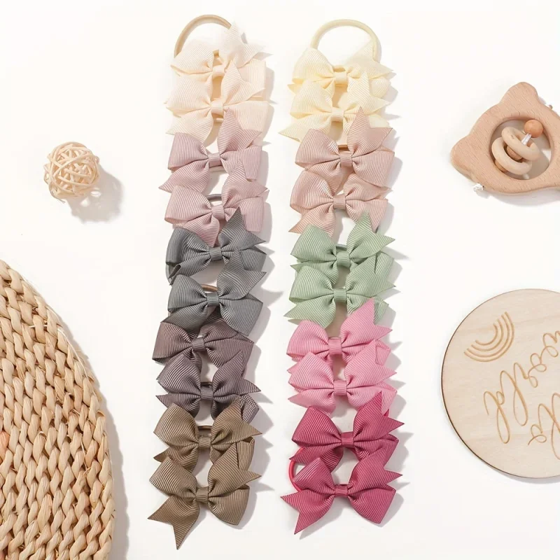 20Pcs/set 2.1inch Lovely Bowkn - مراجعة Ribbon Bow Gift وسعره