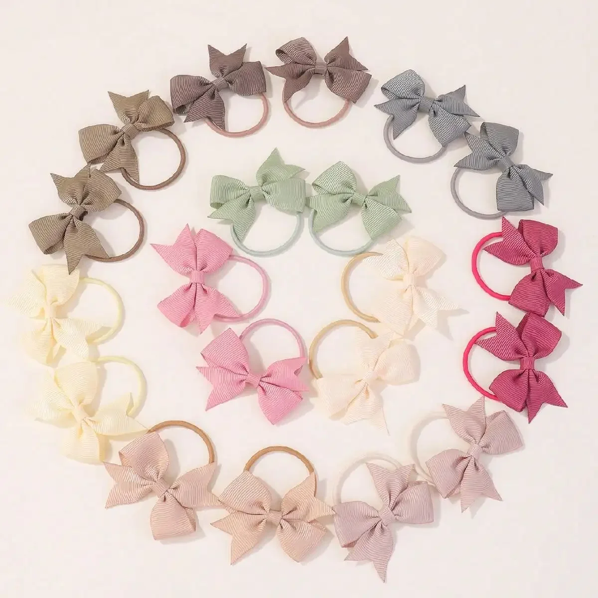 20Pcs/set 2.1inch Lovely Bowkn - مراجعة Ribbon Bow Gift وسعره