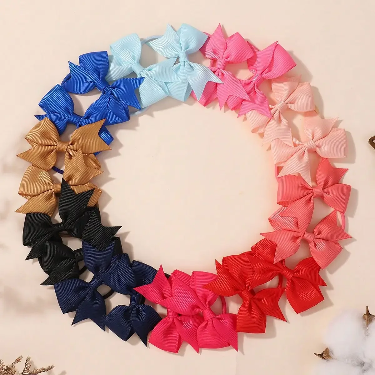 20Pcs/set 2.1inch Lovely Bowkn - مراجعة Ribbon Bow Gift وسعره