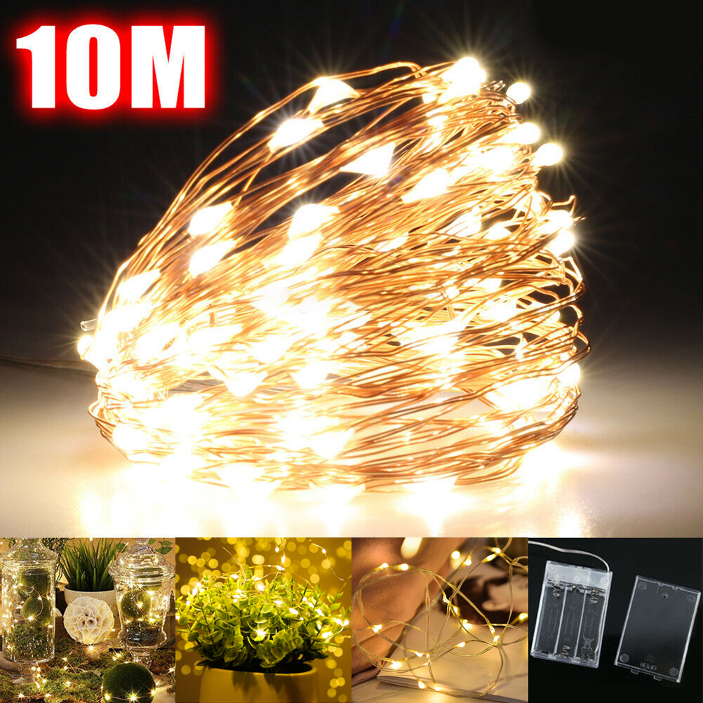 Copper Wire Lamp 10M LED Fairy - مراجعة Led Fairy String Lights وسعره