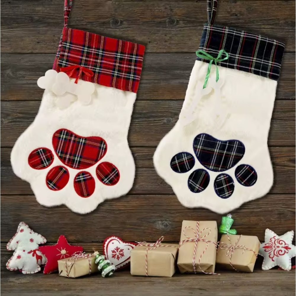 Christmas Socks New Year Decor - مراجعة Christmas Stocking Hanging وسعره
