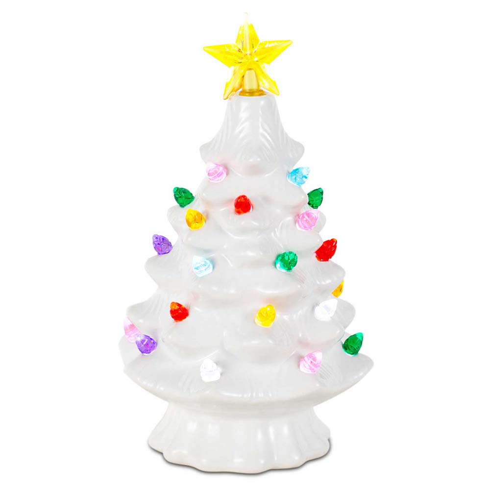 7 Inch Ceramic Christmas Villa - مراجعة Star Tree Topper وسعره