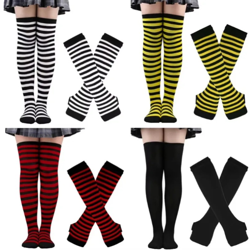Women Thigh High Socks Arm Sle - مراجعة Christmas Stocking Hanging وسعره