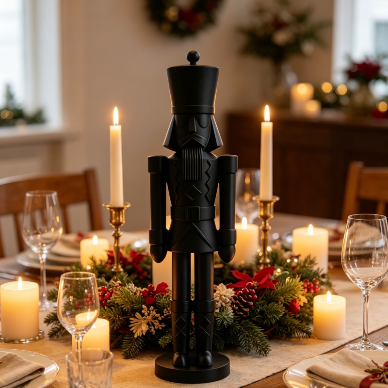 Minimalist Black Nutcracker So - مراجعة Nutcracker Figurine وسعره