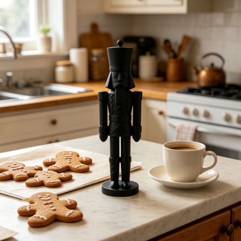 Minimalist Black Nutcracker So - مراجعة Nutcracker Figurine وسعره