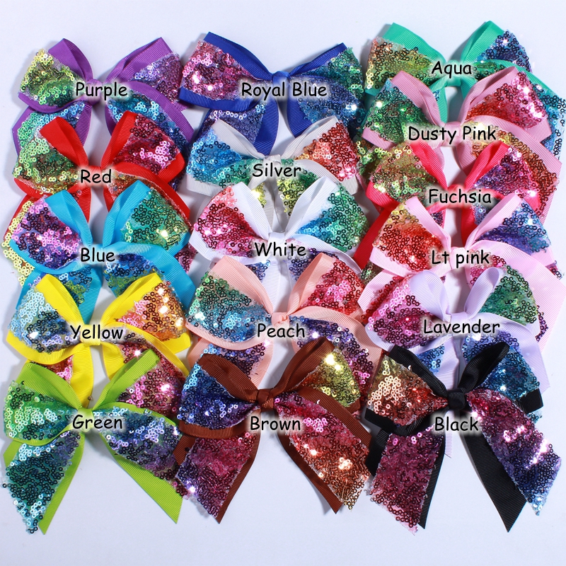 12CM Big Bling Sequins Grosgra - مراجعة Ribbon Bow Gift وسعره