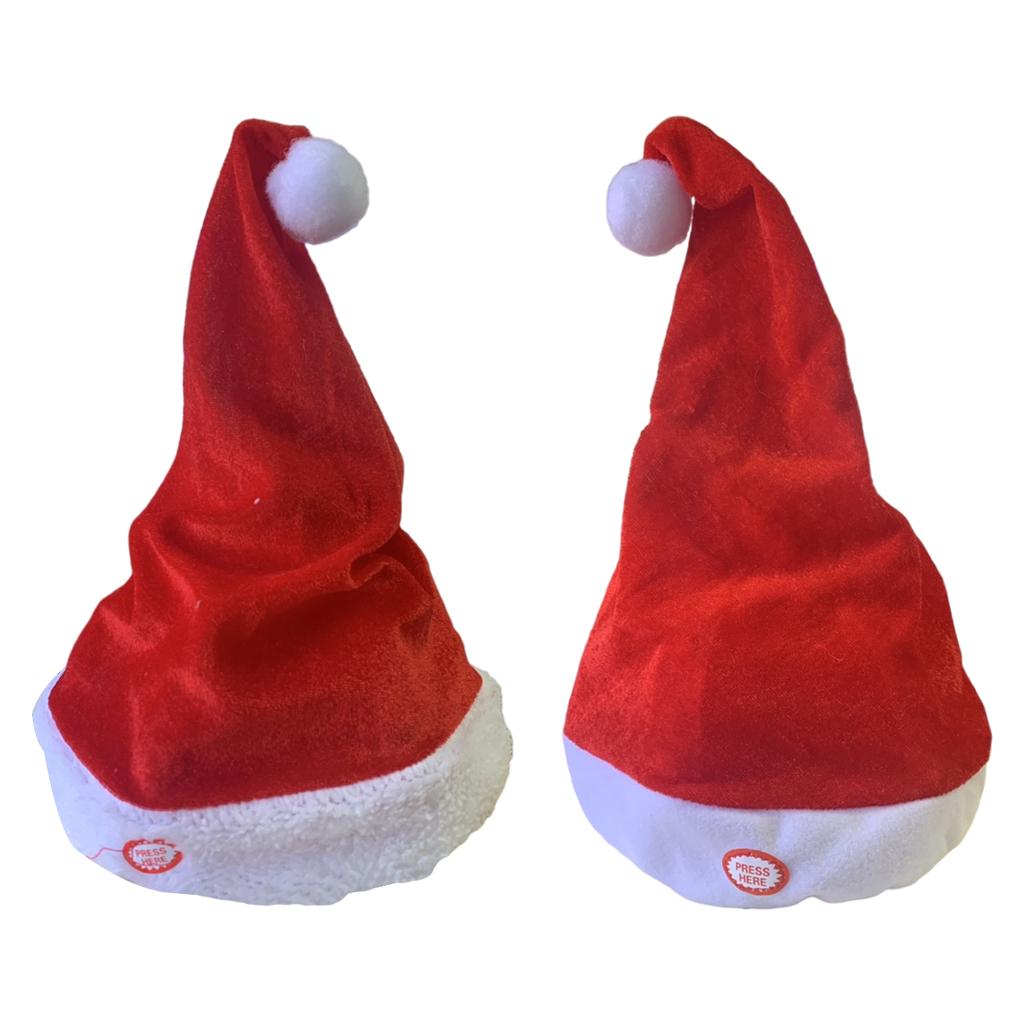 Singing Dancing Santa Hats Dec - مراجعة Santa Hat Plush وسعره