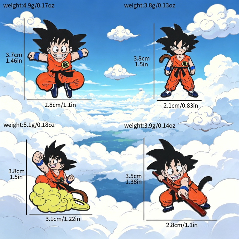 Dragon Ball Son Goku  cute met - مراجعة Ornament Ball Set وسعره