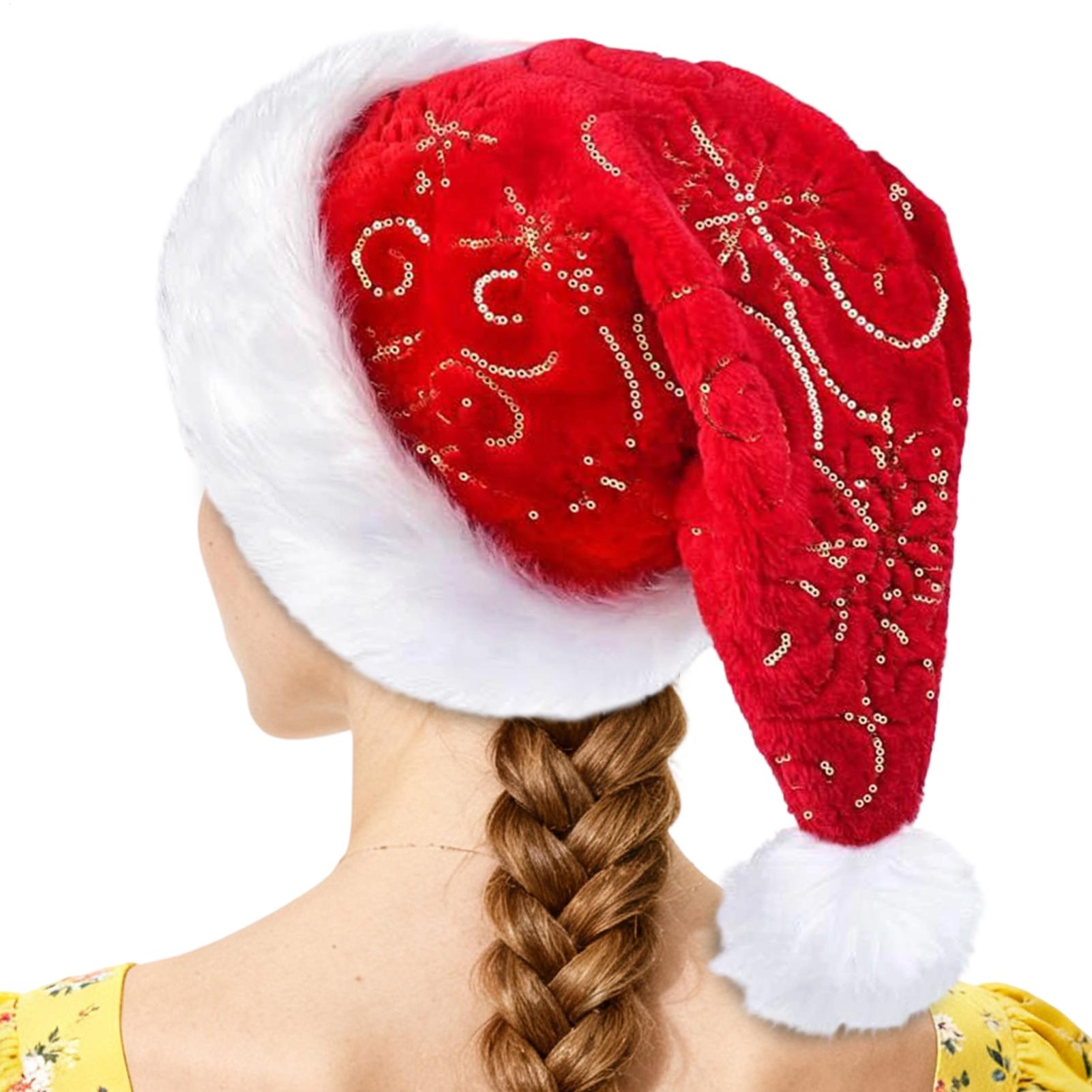 Plush Christmas Hat Portable W - مراجعة Santa Hat Plush وسعره