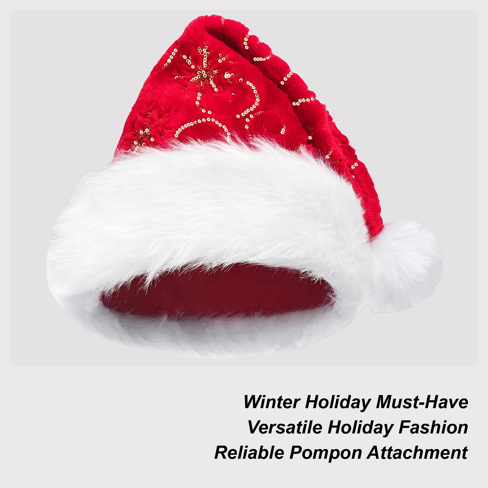 Plush Christmas Hat Portable W - مراجعة Santa Hat Plush وسعره