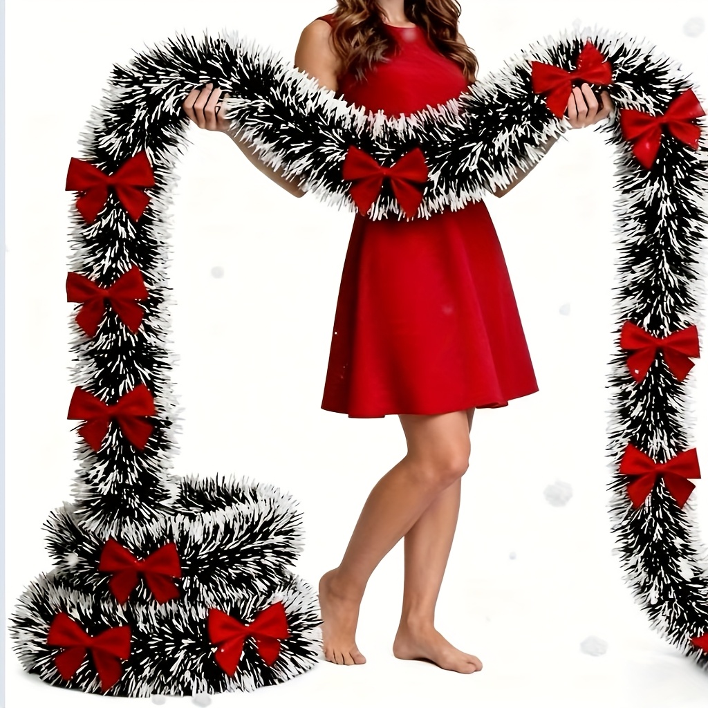 Artificial Christmas Garland X - مراجعة Tinsel Garland Decoration وسعره