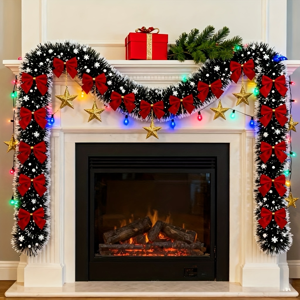 Artificial Christmas Garland X - مراجعة Tinsel Garland Decoration وسعره