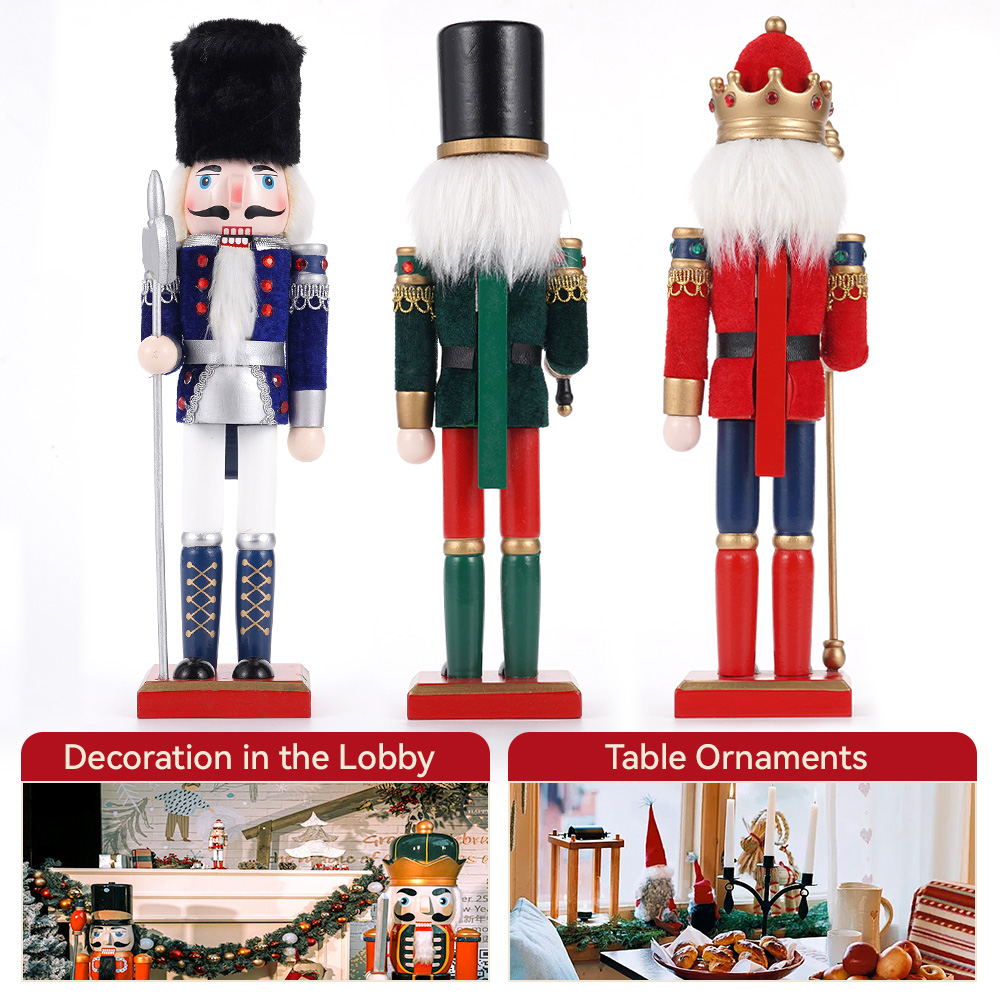 30cm Christmas Nutcracker Wood - مراجعة Nutcracker Figurine وسعره