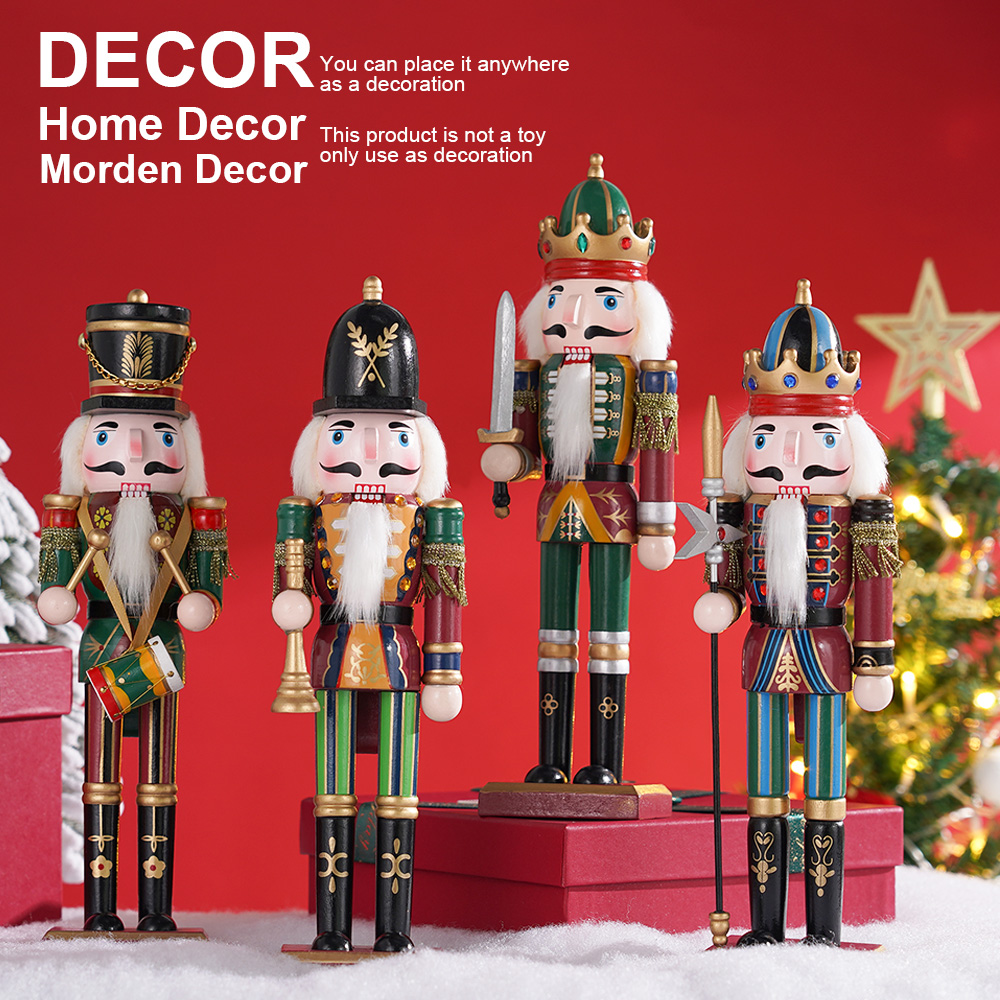 30CM Wooden Nutcracker Christm - مراجعة Nutcracker Figurine وسعره