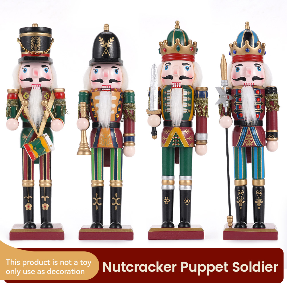 30CM Wooden Nutcracker Christm - مراجعة Nutcracker Figurine وسعره