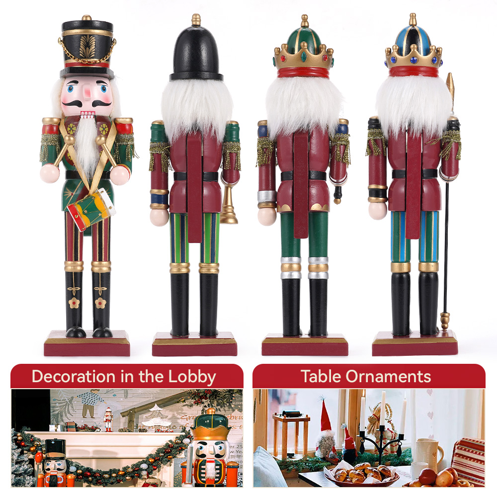 30CM Wooden Nutcracker Christm - مراجعة Nutcracker Figurine وسعره