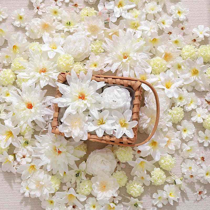 20/50Pcs Mix White Artificial  - مراجعة Christmas Wreath Fake وسعره