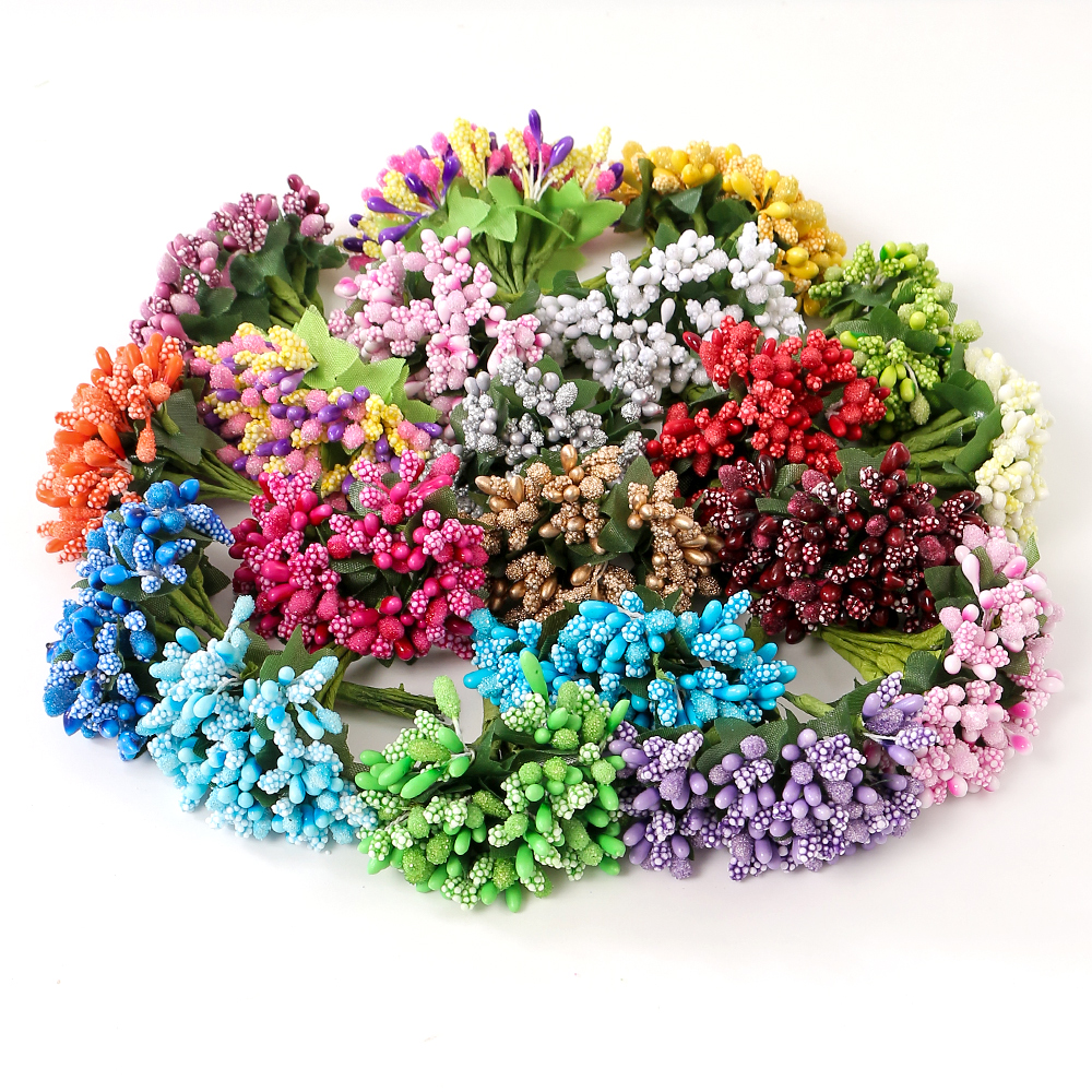 12Pcs/Lot Artificial Flower Be - مراجعة Christmas Wreath Fake وسعره